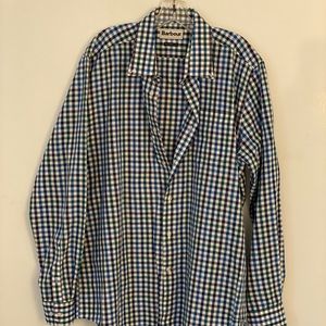 Barbour plaid long sleeve button down